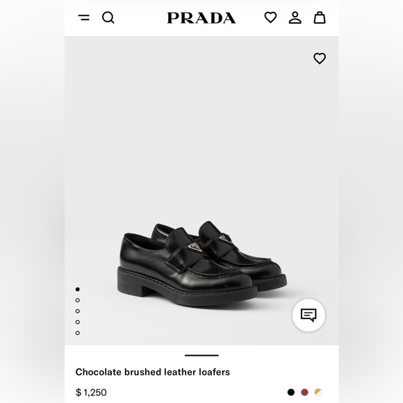 Prada Black Patent Loafers - Picture 6 of 6